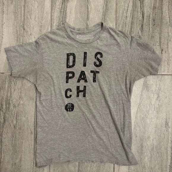 Dispatch Other - Rare Branded Dispatch Band 2011 Tour T-shirt Merch Release